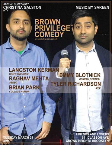 Brown Privilege Comedy 15 poster