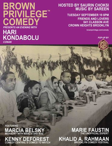 Brown Privilege Comedy 21 poster