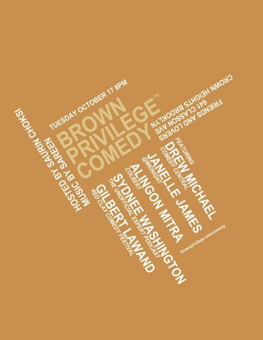 Brown Privilege Comedy 22 poster