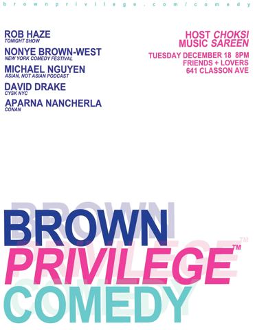 Brown Privilege Comedy 36 poster