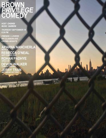 Brown Privilege Comedy 45 poster