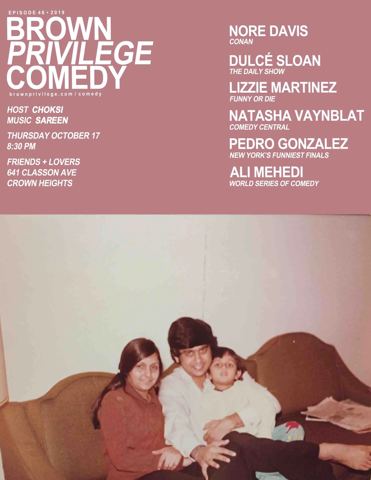 Brown Privilege Comedy 46 poster